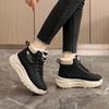 Autumn and Winter Women's Soft Comfortable Fleece-Lined Warm Boots, Suitable for Outdoor Activities in Cold Weather