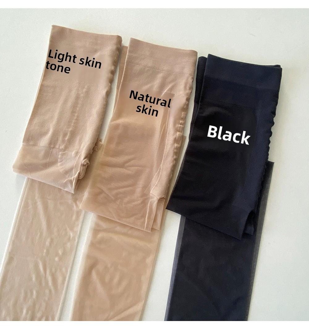 Ultra-Thin 0D Freely Cut Black Solid Matte Nylon Stockings Sexy Slimming Sheer Seamless Invisible Anti-Laddering Base Pantyhose Standard
