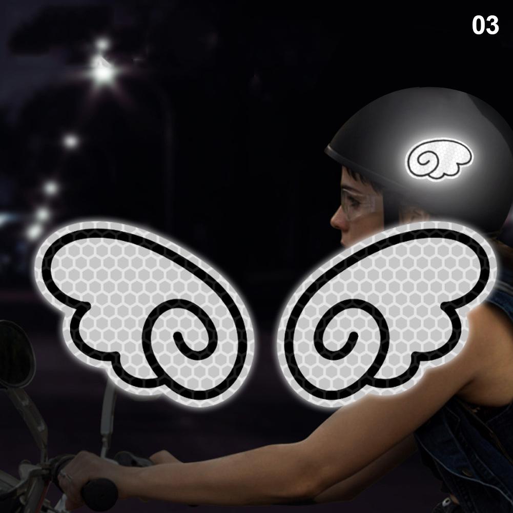 

Светоотражающая Радуга Стрелка Крылья Ангела Дьявол Рог Автомобиль Мотоцикл Стикеры Предупреждение Водонепроницаемый Мотоциклетный Шлем Наклейки Универсальные