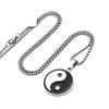 Yin en Yang Corrosie Ketting Hip Hop Tai Chi Bagua Titanium Staal Hanger