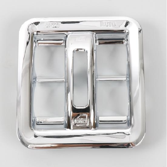 For 2011 - 2018 Jeep Wrangler JK Chrome Car Window lift switch panel Cover trims