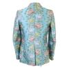 GUCCI [Excellent Condition/Domestically Authorized] 478453 Fully Embroidered Flower Peak Lapel Tailored Jacket Jacket 46 Blue / multicolorUsed