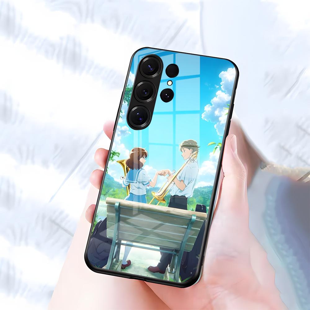 S-Sound E-Euphonium Phone Case For Samsung S26 S25 S24 FE S23 S22 S21 Plus S20 Ultra Note20Ultra Black Glass Cover