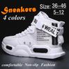 Mens Casual Sneakers High-tops Sneakers Trendy Boys Basketball Sports Tennis Shoes Outdoor Off-road Shoes Couple Sneakers