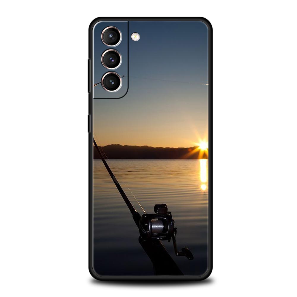 fishing Phone Case For Samsung Galaxy S24 S23 S22 S20 Ultra S21 FE 5G S10 S9 Plus S10E S8 Soft Silicone Cover