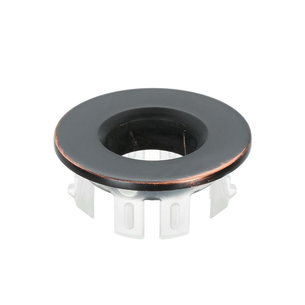 Anello Rotondo Rubinetto Inserto Lavabo Bagno Coperchi Troppopieno Sostituzione Anello di Finitura Tappo Copri Foro Lavello