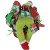 The Funny Christmas Burlap Wreath Door Creative Christmas Decorations