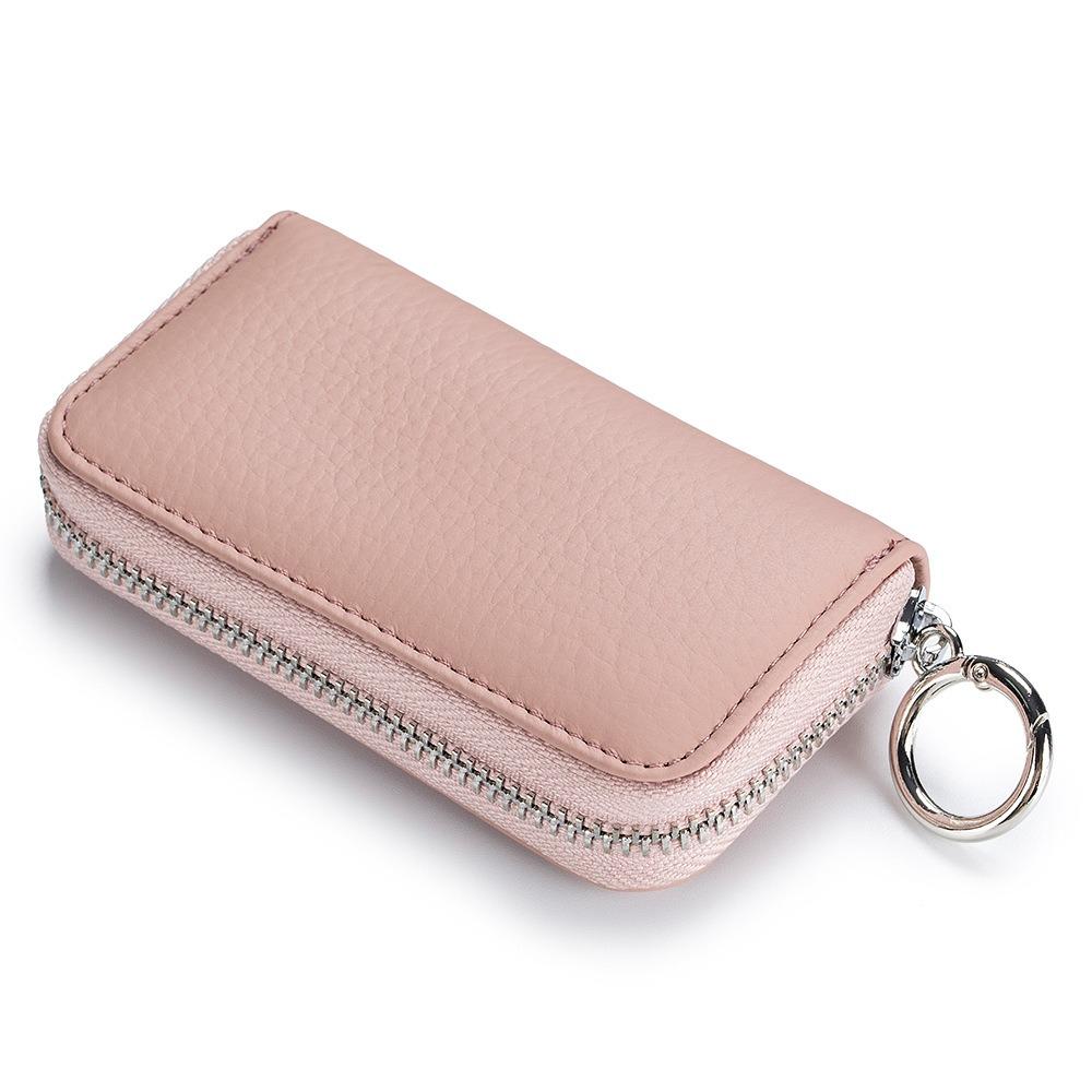 Zipper Closure Keychain Pouch Multifunctional Car Key Organizer Casual Portable Key Bag  Card Bag