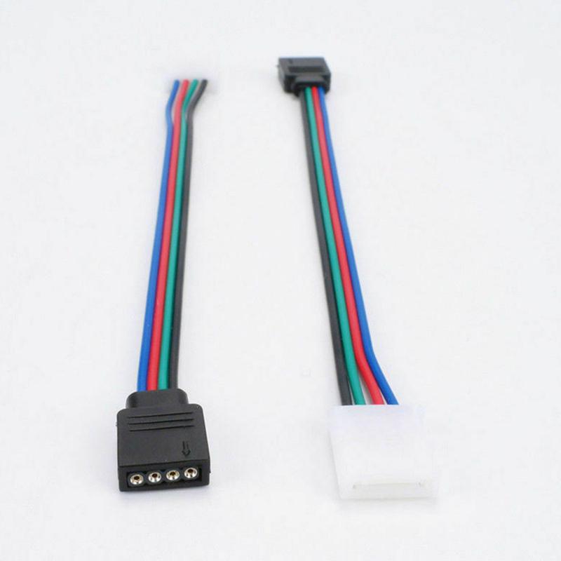 

Cable Connector Wiring Harness Male Female Connector Wire PVC Plastic RGB Strip Light 4PIN Combine Light Segments