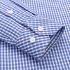 Men Formal Shirt Long Sleeve Office Solid Color Striped Business Social Men's Long Sleeved Shirt Work White Shirt Men Clothing