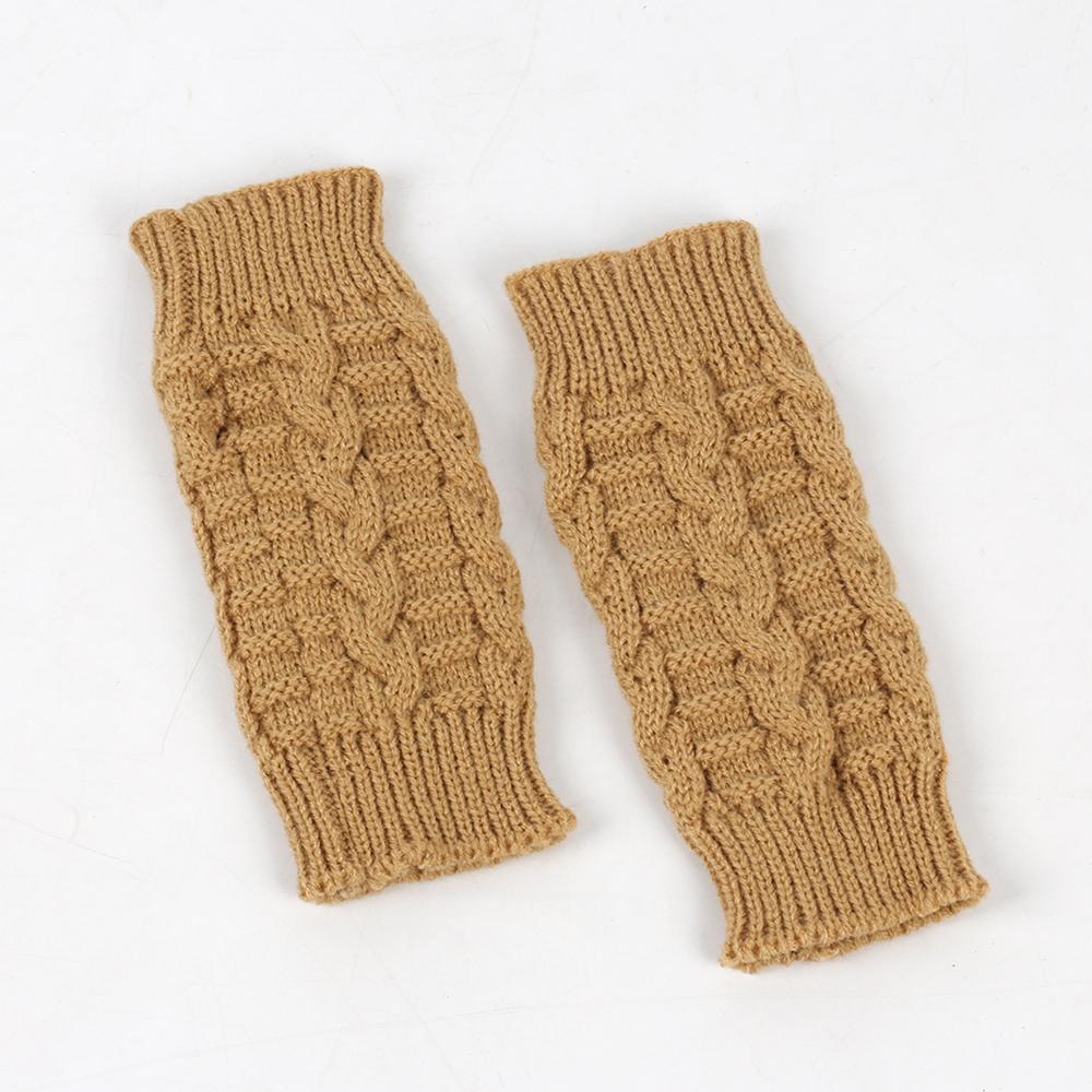 Knitted Fingerless Ladies Gloves Warm Hand Warmer Fashion Finger Fingerless Gloves  for Women