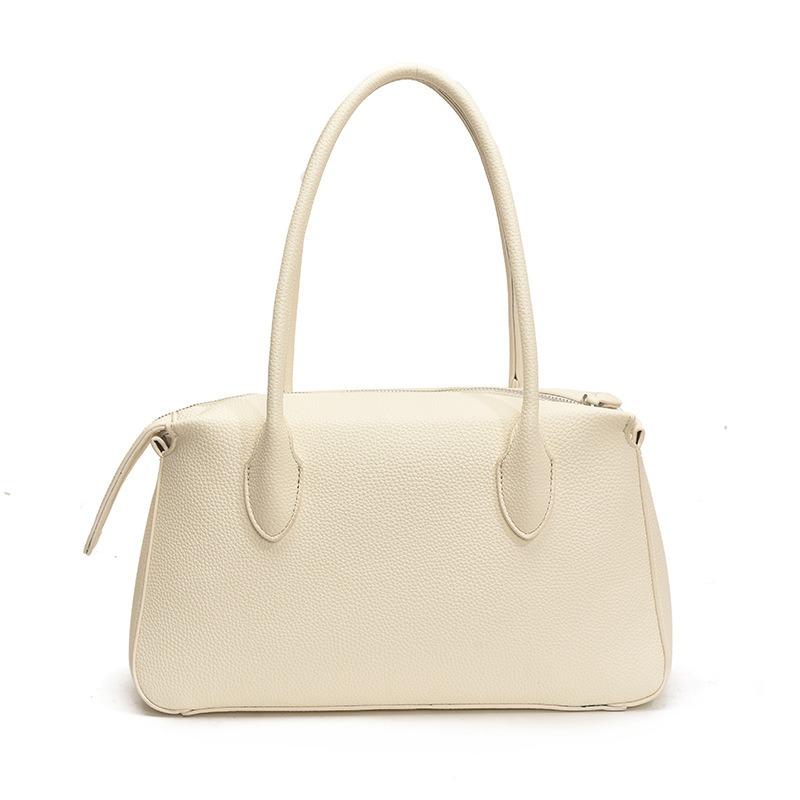 Litchi pattern niche tote bag summer new fashion commuting large capacity portable shoulder bag