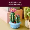 LEGO Botanical Flowering Cactus Toy - Birthday Present, Building Blocks, Mother's Day Gift for Girls, Boys, Children Ages 9, 10, 11, Elementary School