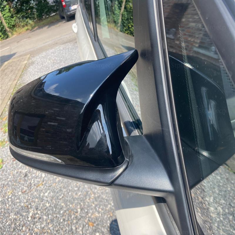 Replacemen M Look Mirror Cover for BMW 1 series F40 2019-2023 116i 118i 120i 128ti 116d 118d 120d Black Mirror Cap