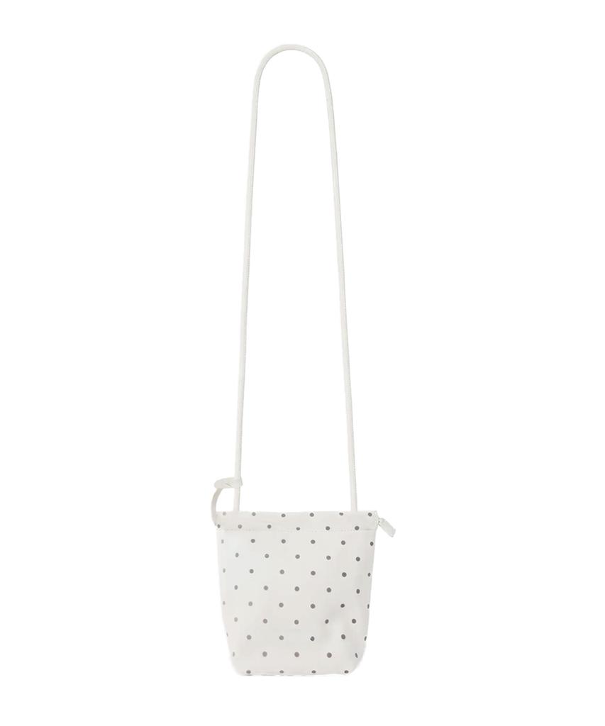 The Green Lab Polka Dot Star Charm Mini Crossbody Bag [Ivory]