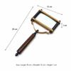 Vintage Rectangular Magnifying Glass With Metal Frame