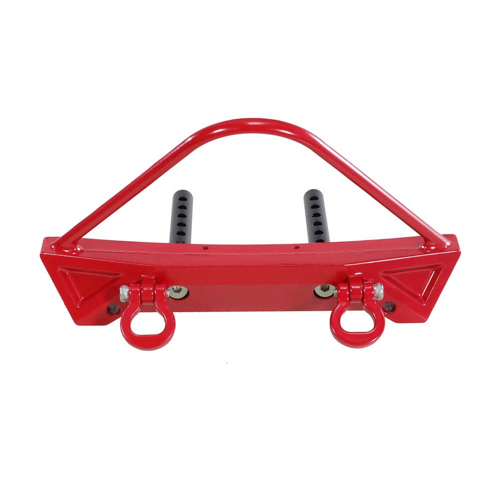 For MN1/12 MN128 RC car metal front bumper, front anti-collision belt winch installation hole upgrade parts  accessories