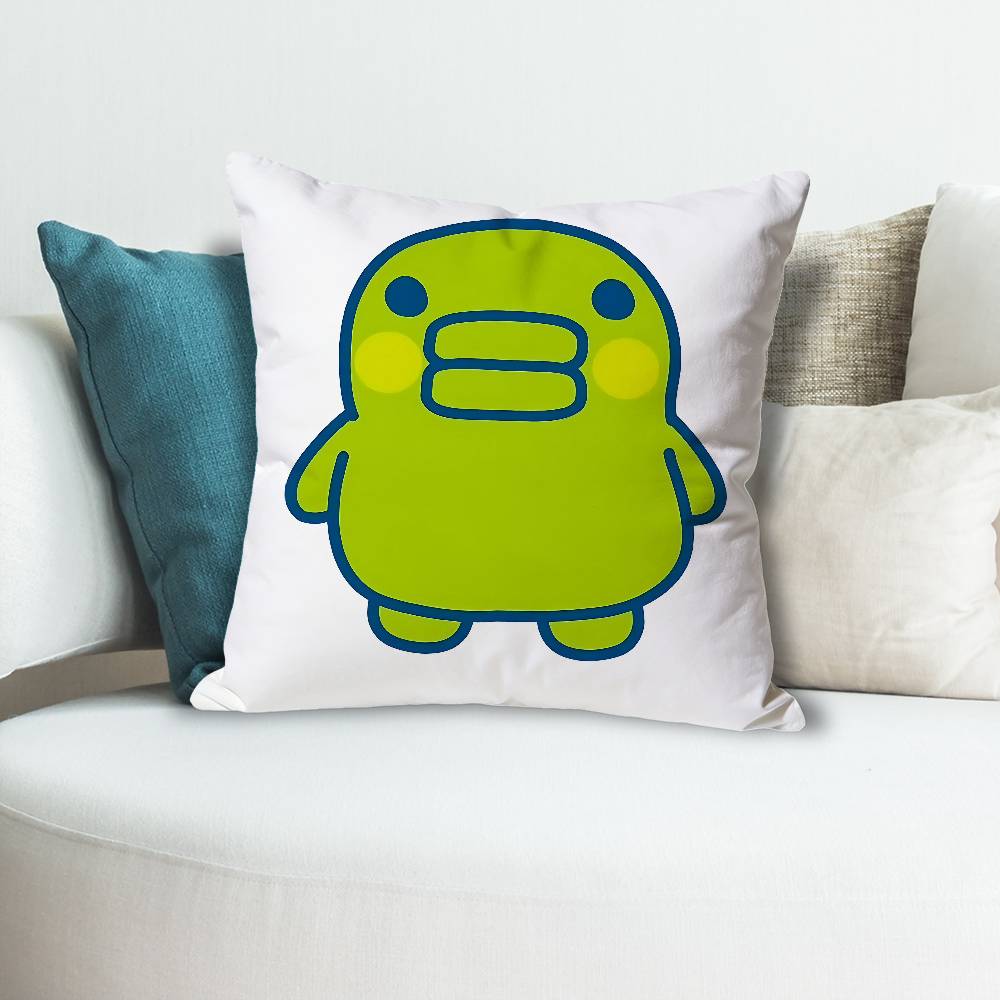 TTamagotchi Cute MMametchi Anime Celebrity Merchandise AllMatch Printed Pillow Case Sofa Car Office Room Decoration Protector