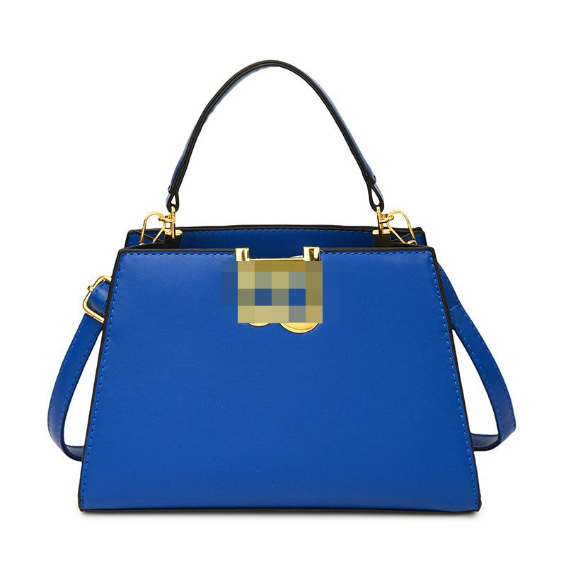 Kelly Bag: Elegant Retro Shoulder & Crossbody Handbag with Solid Color for Commuting