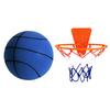Silent Basketball Foam Size 7/5 Grooved Airless Foam Basketball for Quiet Dribbling Indoor Training Mute Bounce Basketball Ball