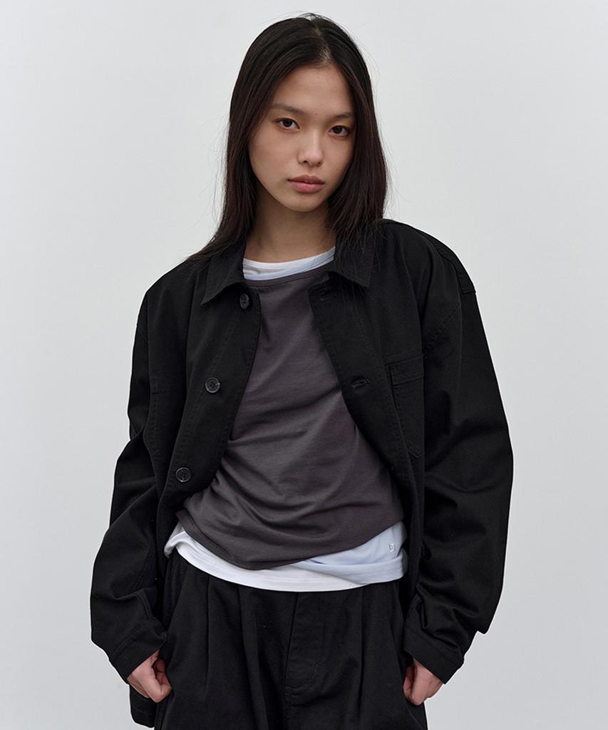 Nau Washed Twill Jacket Black