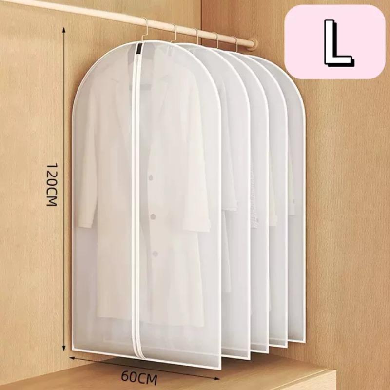 Clothing Dust Cover Fully Closed Clothing Cover with Zipper Hanging Durable Clothing Storage Bag Hanging Coat Sweater