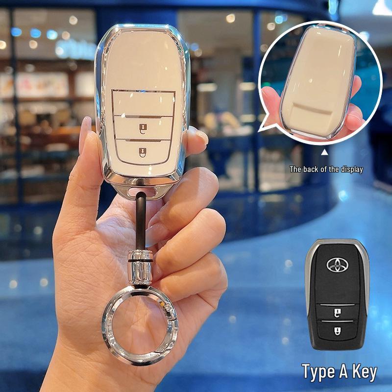 Toyota Key Cover for Camry, Corolla, RAV4, Land Cruiser, Avalon, and Viloran (Women's Edition).
