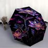 1pc Floral Fantasy Automatic Open/close Umbrella, 8-Rib sturdy structure, Auto Folding/Opening, Portable Travel Umbrella for Women,127