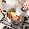 Wahei Freiz 20cm Stainless Steel Pot with Induction and Gas Enzo Tsubame-Sanjo Lid, Compatible, (EM-015)