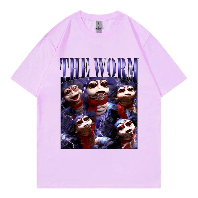 Marcus The Worm Zabawny Mem Koszulka Mężczyźni Kobiety Moda Vintage Krótki Rękaw Koszulki Letnie Casual Luźna Bawełniana Koszulka Streetwear
