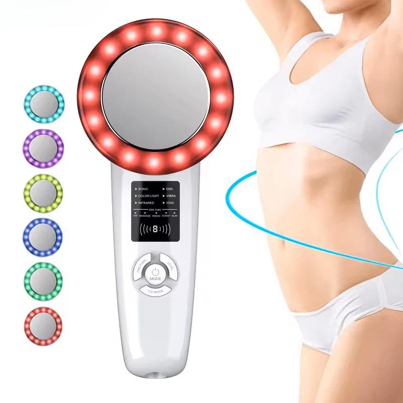 6 In 1 Electric Fat Remover Body Massager for Waist Arm Leg Butt Cordless Fat Burner Belly Fat Burning Body Sculpting Machine
