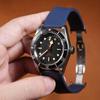 18mm 19mm 20mm 21mm 22mm Fluororubber Strap for Rolex Watch Day-Date Deepsea Submariner Cut To Size Rubber Band for Seiko Watch