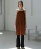 Mosyupamosyu Fluffy Layered Dress [Brown]