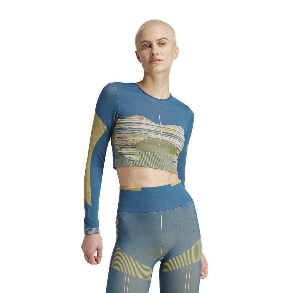 Adidas Womens/Ladies Crew Neck Slim Long-Sleeved Jersey