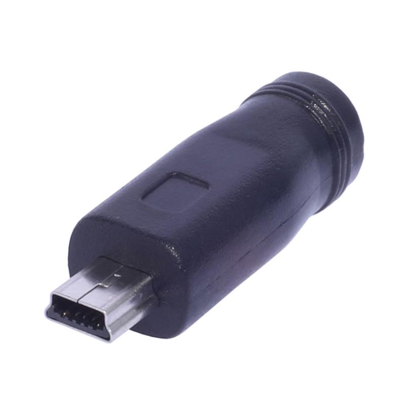 Professioneller DC5.5x2.1mm Netzteil, Buchse auf Stecker Konverter Adapter DC5521 auf Mini-USB/Micro-USB/Typ-C Stecker