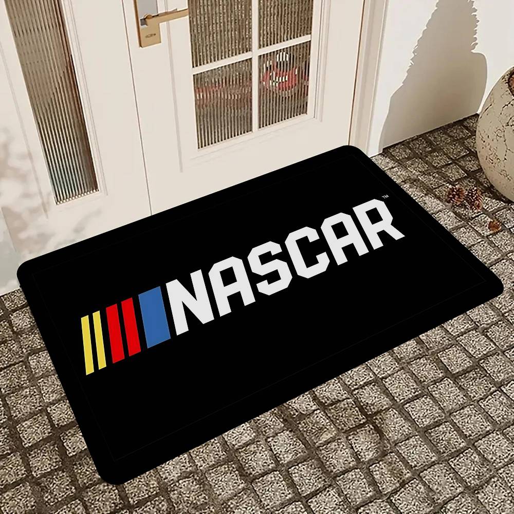 

N-NASCARS Racing Car Door Mat Nordic Style Bedroom Living Room Doormat Home Balcony Anti-Slip Alfombra 40x60cm