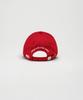 Teulaepighamoni Wool Blend Th Applique Logo Deep-Fit Ballcap_Red