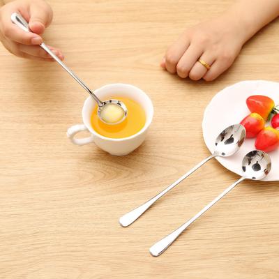 Kitchen Creative Stainless Steel Long Handle Spoon Ice Spoon Office Coffee Spoon Mixing Spoon Long Soup Spoon