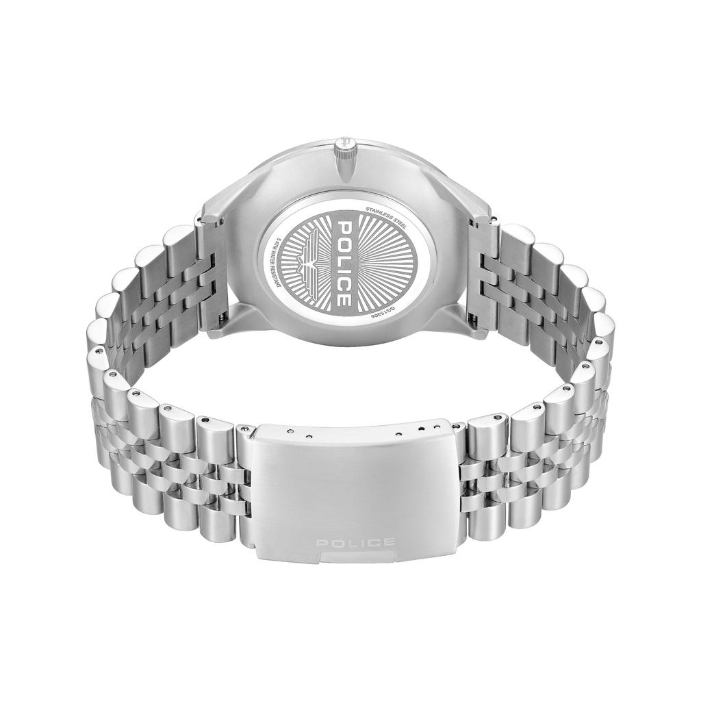 Uhr PATRIOT Schwarzes Zifferblatt Edelstahlarmband PEWGG1530502 [POLICE][Authentisch] Herren