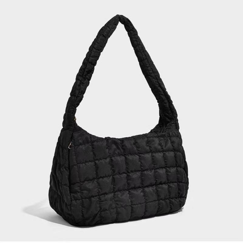 Air Down Cotton Bag, Bubble Cloud Bag, Pleated Diamond-shaped Single-shoulder Bag, Versatile Crossbody Bag