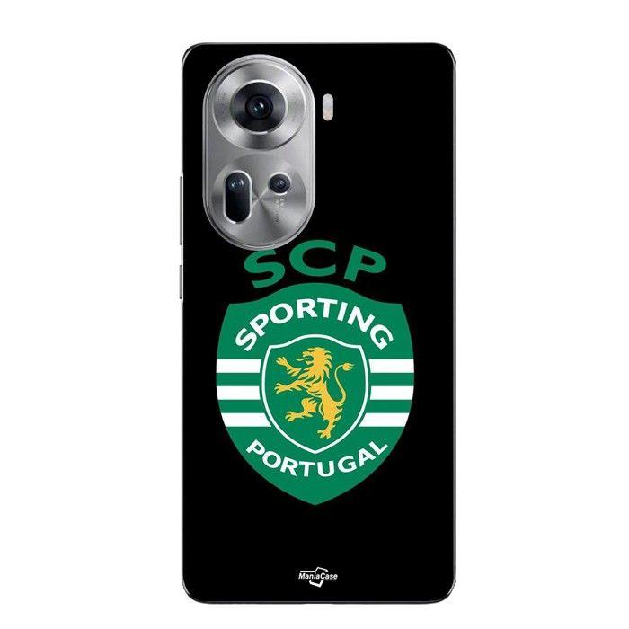 Coque Pour Oppo Reno 11 5g SCP sporting portugal fond noir Maniacase