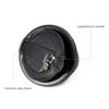 For 2018-2023 Jeep Wrangler JL Locking Gas Tank Cap Fuel Filler Door Cover Trim