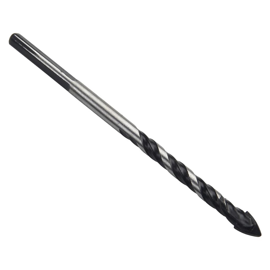 Set of 10 6mm Carbide Drill Bits with Triangular Handle for Porcelain Tile Concrete Brick Glass Drilling Applications