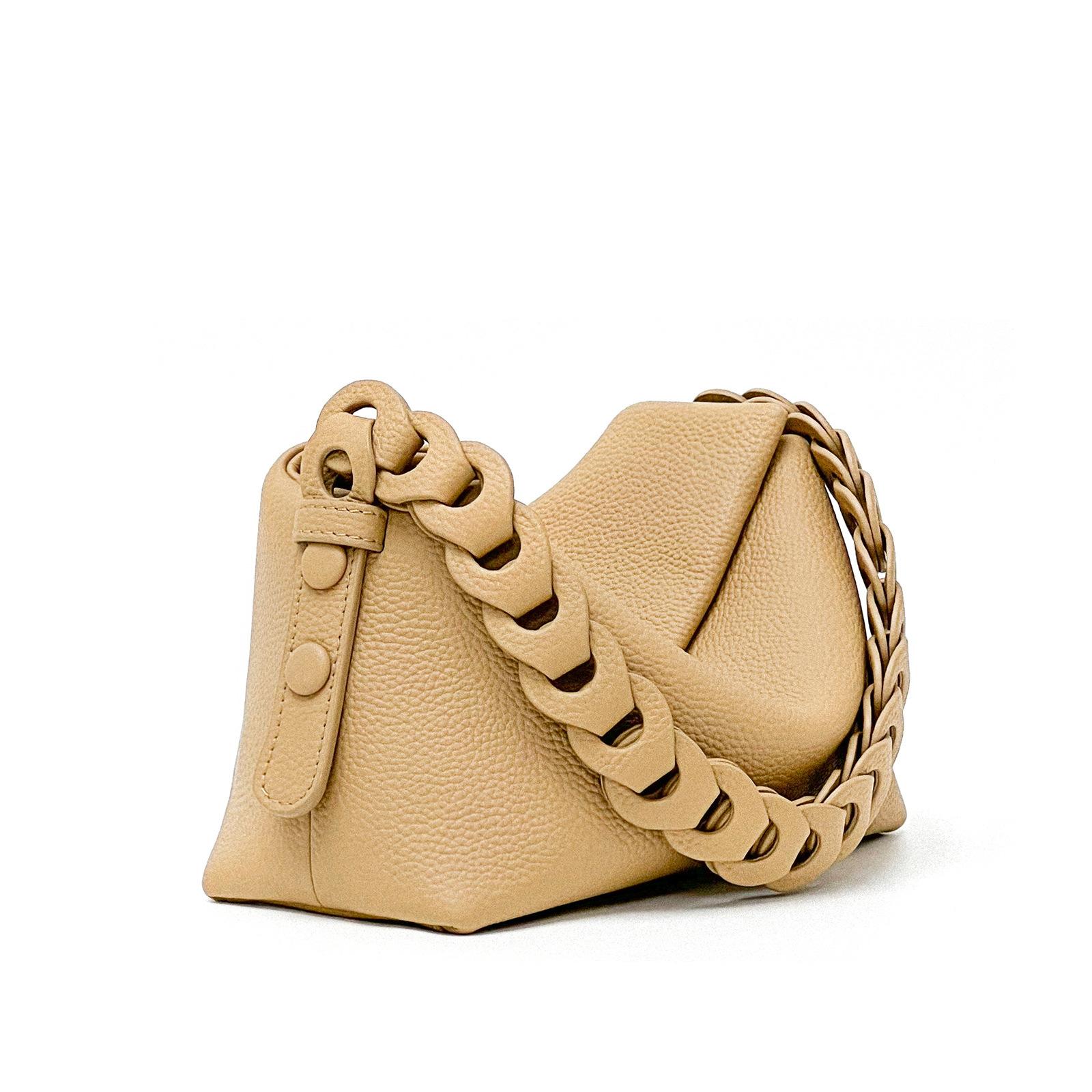 

Сумка на плечо из коровьей кожи высокого качества, первый слой коровьей кожи, сумка под мышку, OEM абрикосовый