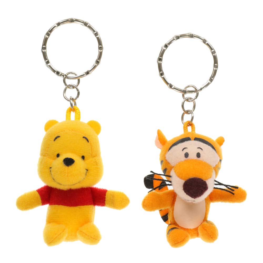 Disney Pair Mascot Keychains (Winnie the Pooh & Tigger) Keychain Keyring Pair Merchandise Matching Character Resort Exclusive