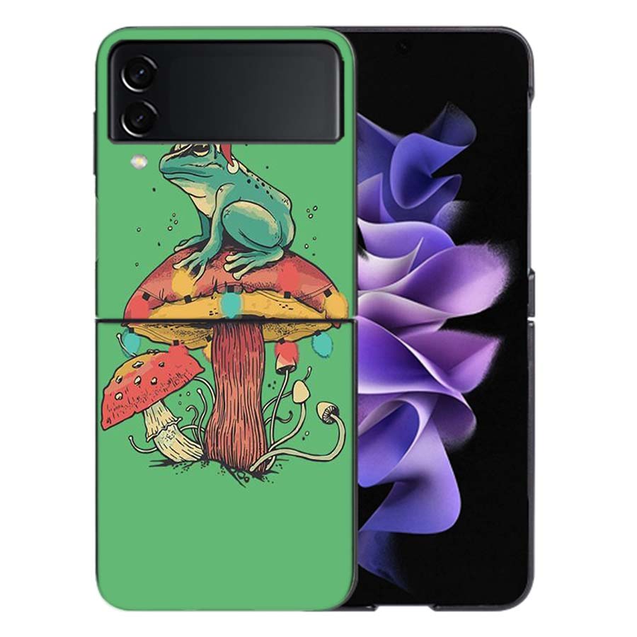

Cottagecore Frog Aesthetic For Samsung Galaxy Z Flip 5 4 3 Case Shockproof Hard Cover Phone Z Flip 6 7 5G Z Flip 5 4 5G TPU PC Galaxy Z Flip 5 5G