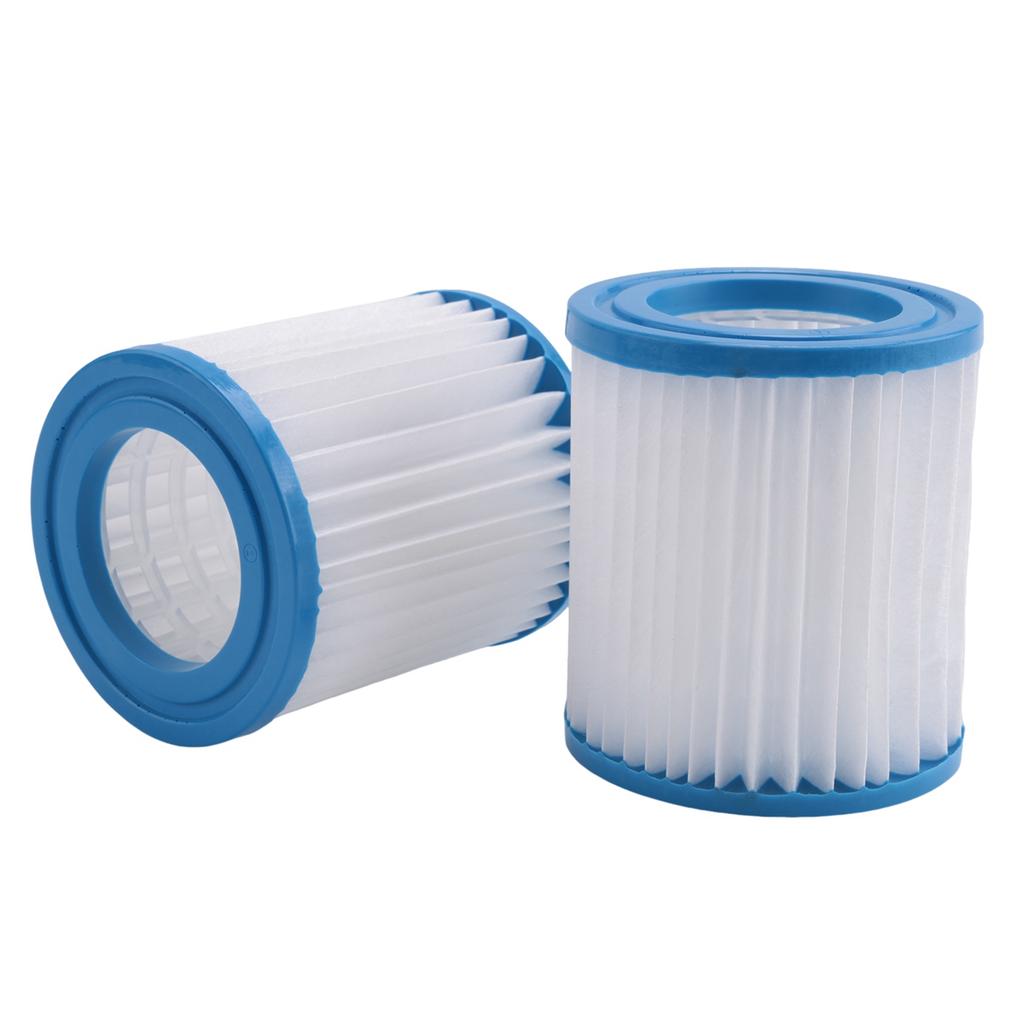 BHBL 2 Stück Poolfilterkartuschen Typ H Ersatz-Poolfilter für Poolfilterpumpe Reiniger