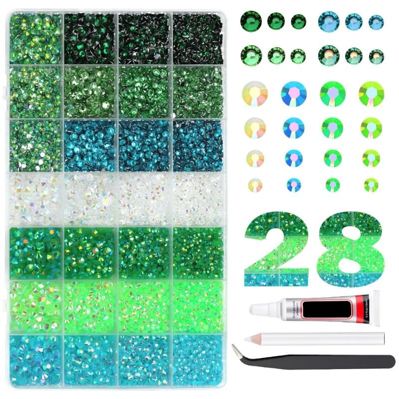 Premium Resin Nail Art Gems Pearls Style Flat Back Rhinestones For Professional Or Home Manicure Flatback Gems