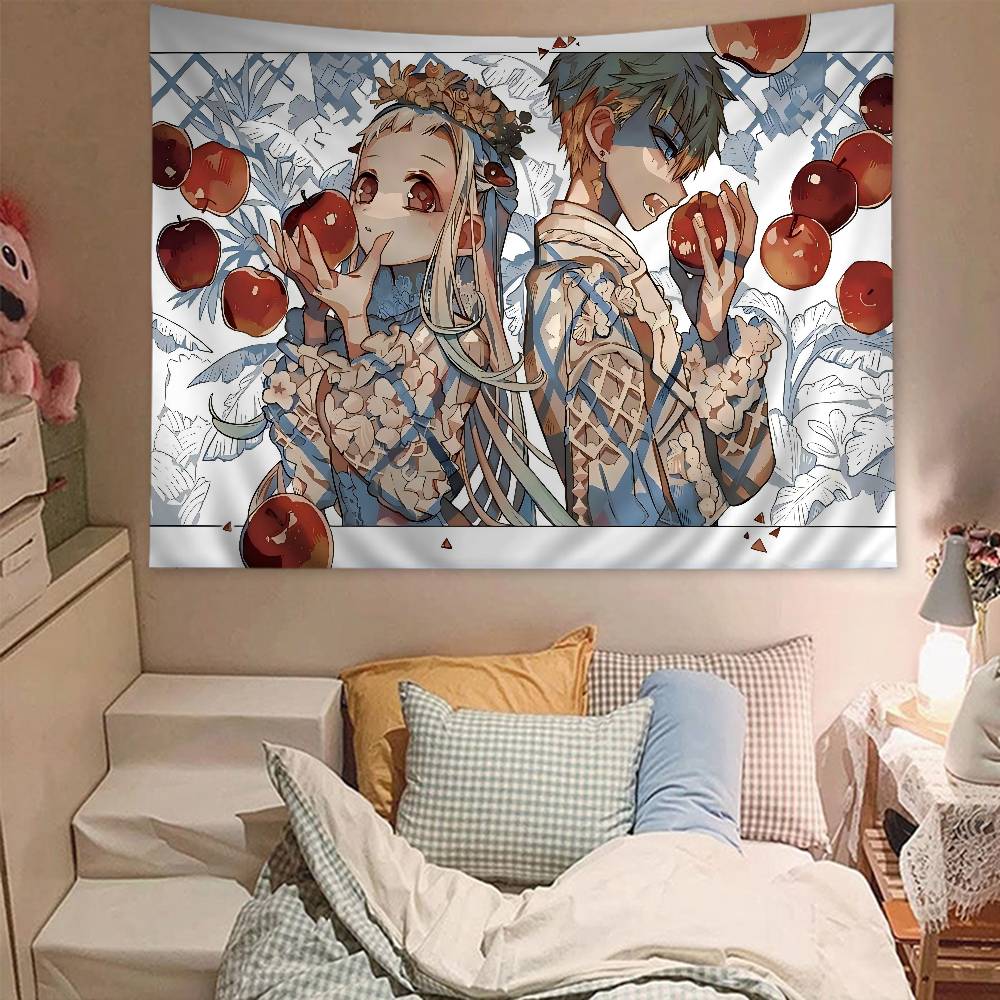 Anime Toilet Bound Hanako Kun Printed Large Wall Tapestry Cheap Hippie Wall Hanging Bohemian Wall Tapestries Mandala Home Decor