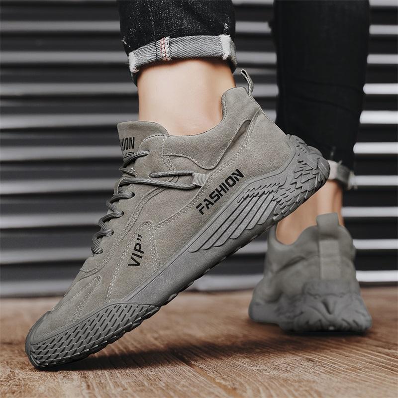 Mode Casual Sneakers Loafers Plattform Sportskor Casual Skor Ankelstövlar Herr Sneakers Sport- och Fritidsstövlar Vinter Herr Rund Tå